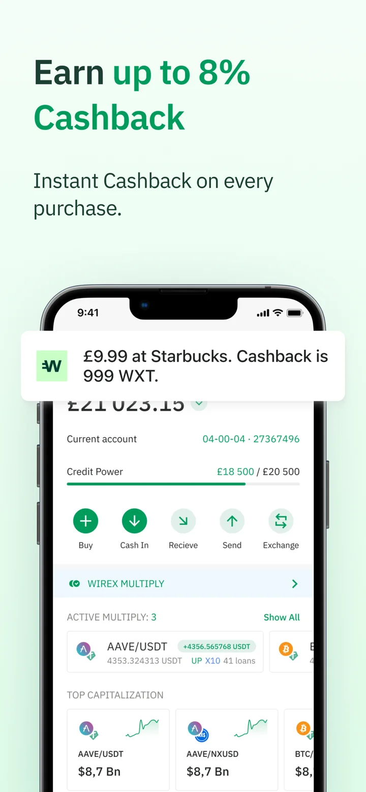Wirex: All-In-One Trading App 软件截图