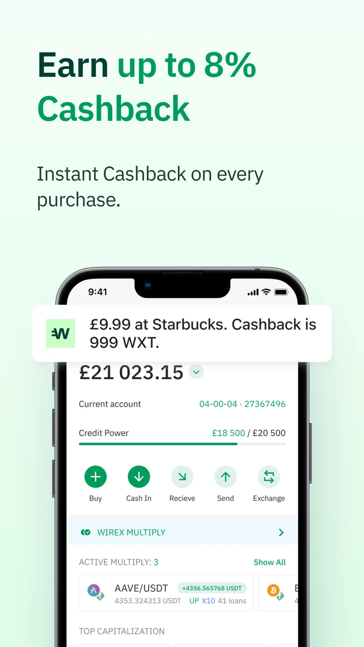 Wirex: All-In-One Trading App 软件截图