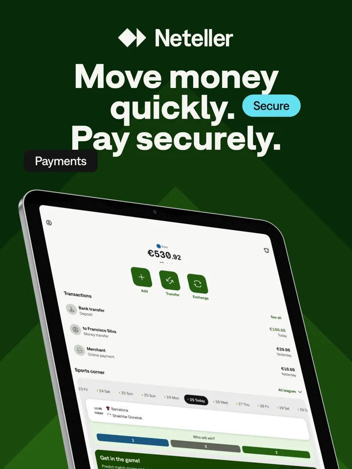 Neteller - Money Transfer 软件截图