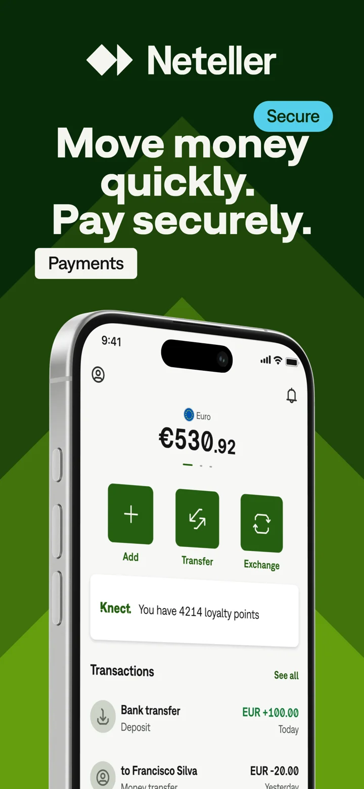 Neteller - Money Transfer 软件截图