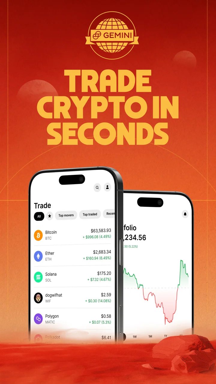 Gemini Markets & Credit Card 软件截图