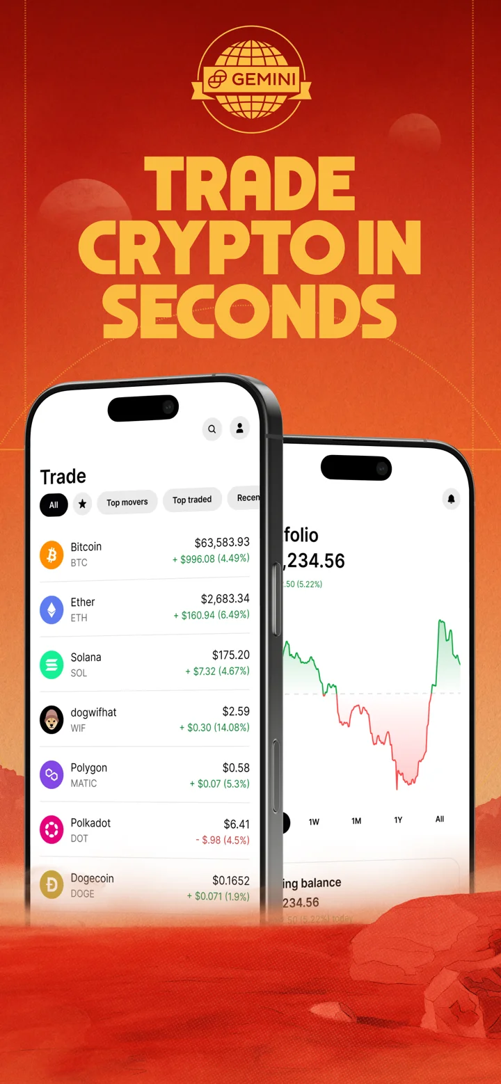 Gemini Markets & Credit Card 软件截图