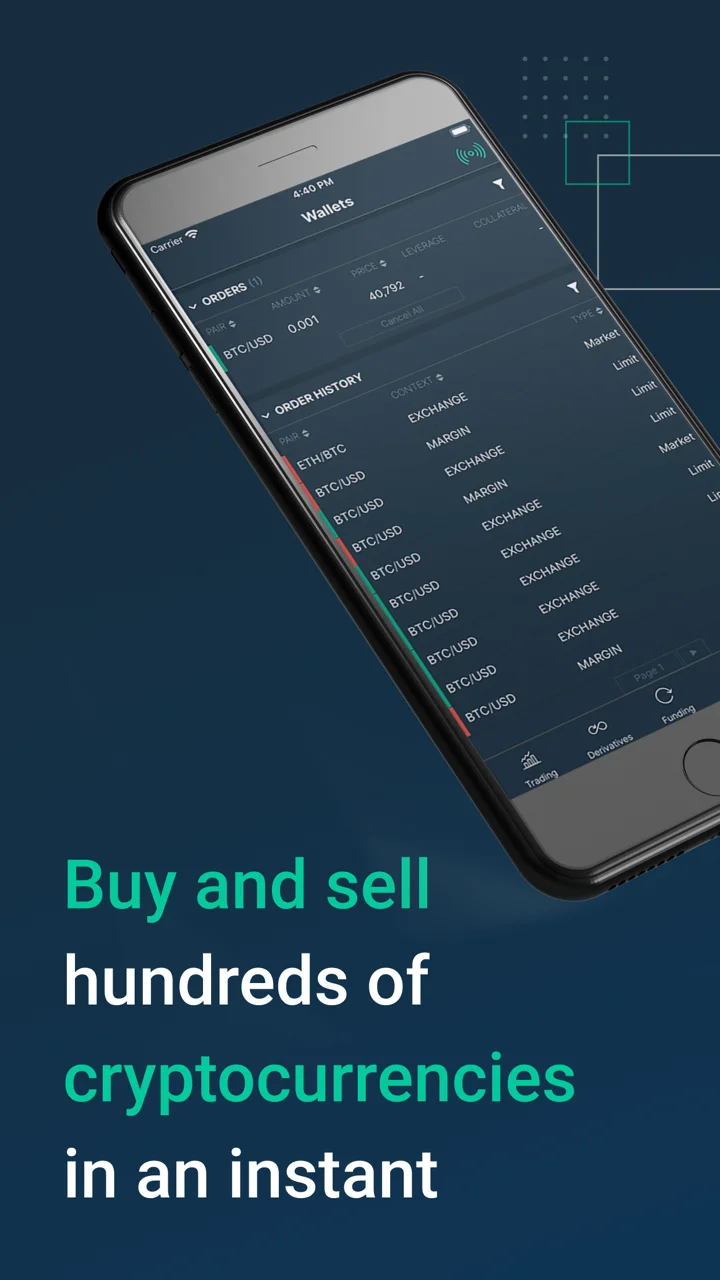 Bitfinex: Trade Digital Assets 软件截图