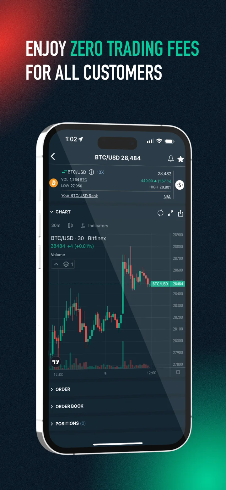 Bitfinex: Trade Digital Assets 软件截图
