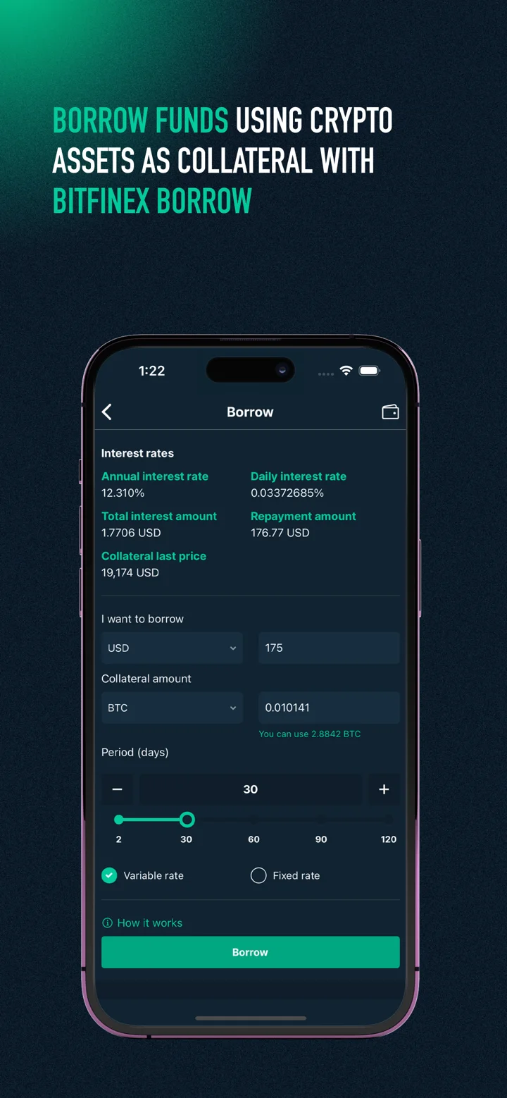 Bitfinex: Trade Digital Assets 软件截图