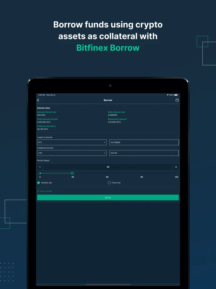 Bitfinex: Trade Digital Assets 软件截图