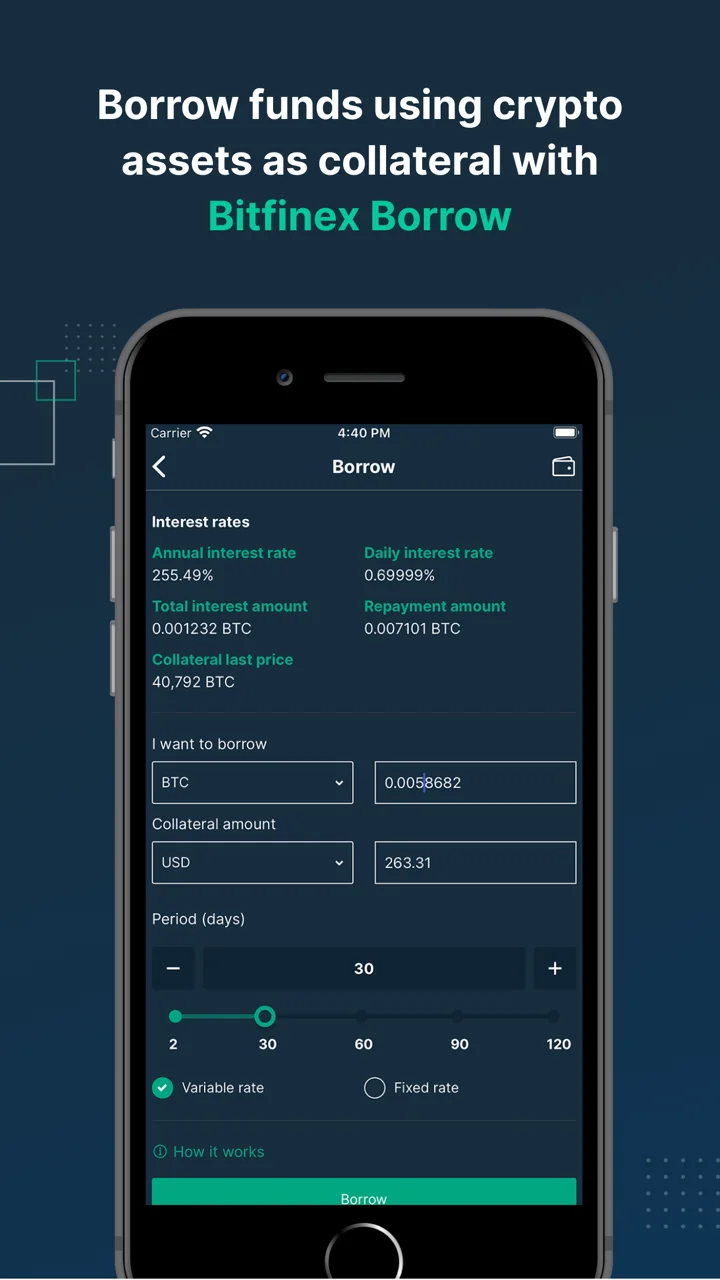 Bitfinex: Trade Digital Assets 软件截图