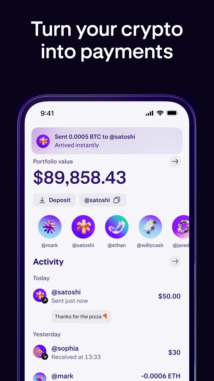 Kraken: Buy Crypto & Stocks 软件截图