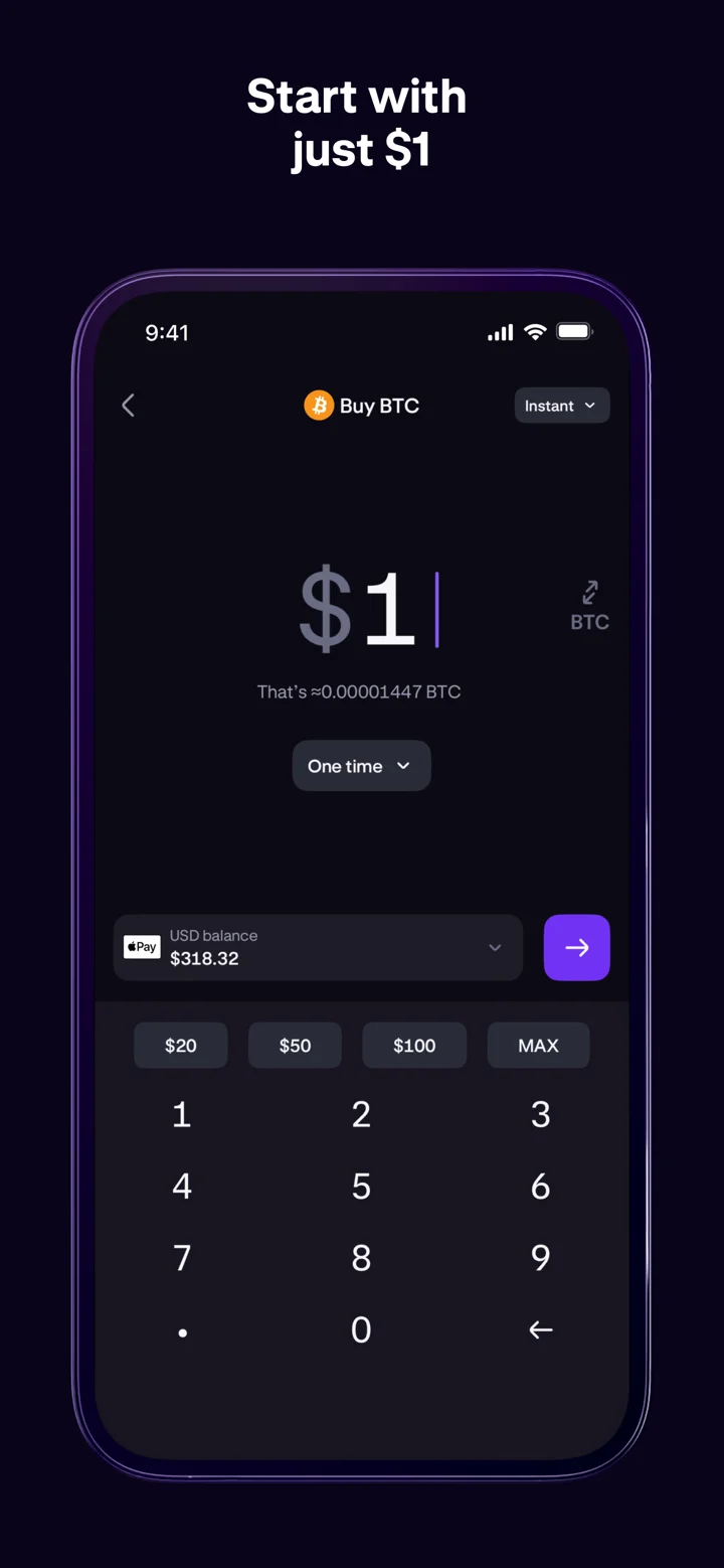 Kraken: Buy Crypto & Stocks 软件截图