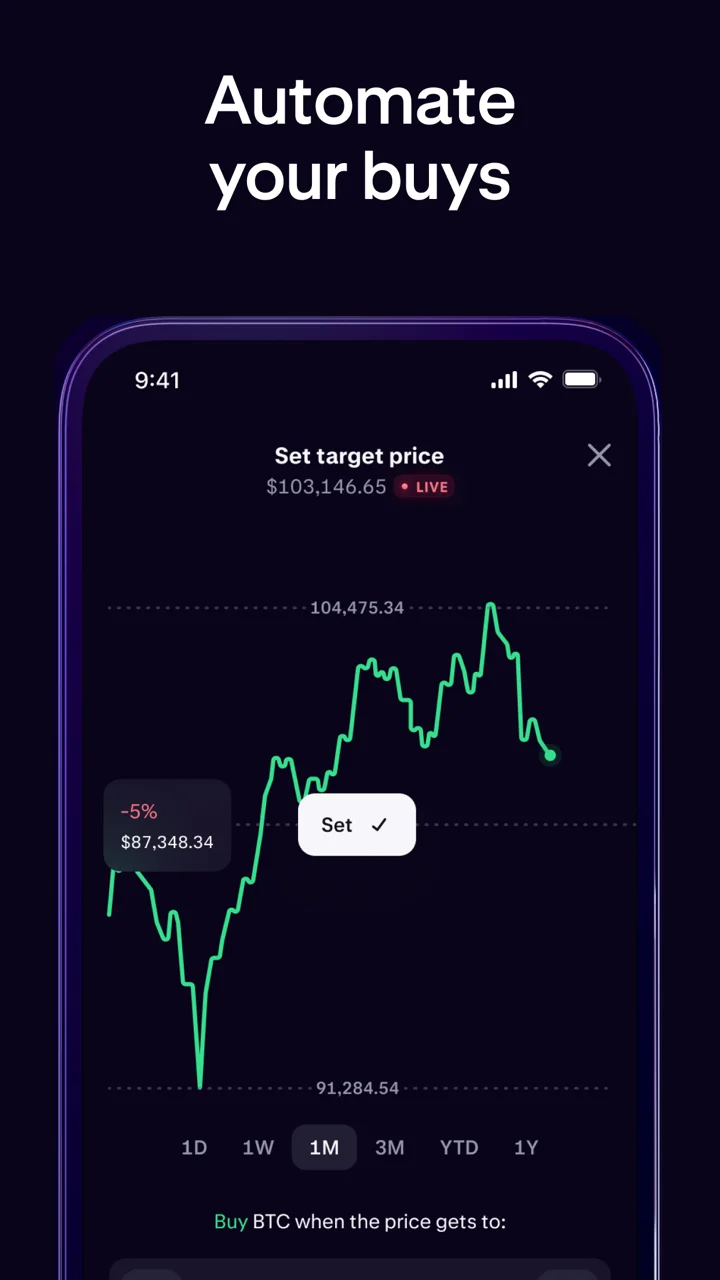 Kraken: Buy Crypto & Stocks 软件截图