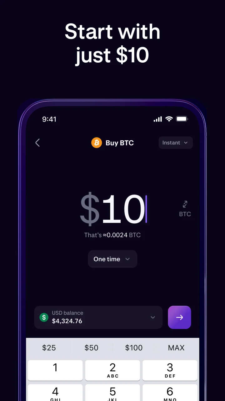 Kraken: Buy Crypto & Stocks 软件截图