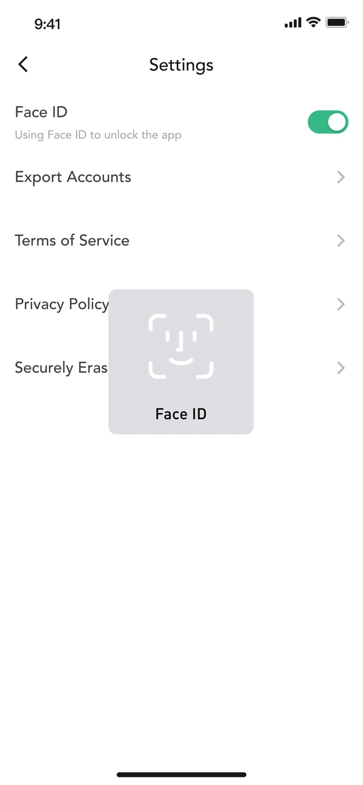 MEXC Authenticator 软件截图