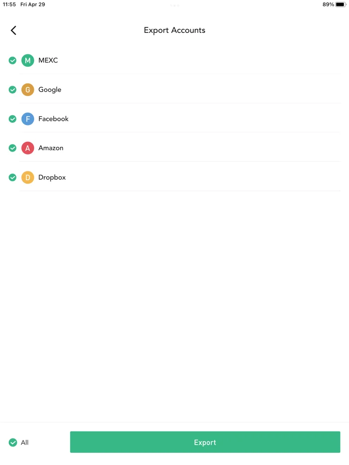 MEXC Authenticator 软件截图