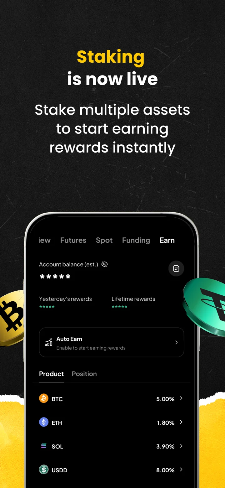 WEEX - Buy Bitcoin & Crypto 软件截图