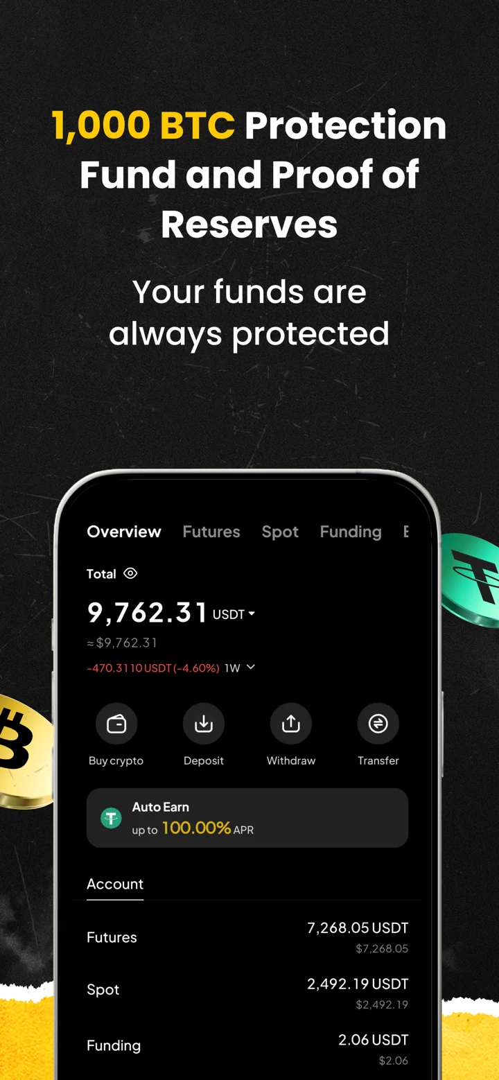 WEEX - Buy Bitcoin & Crypto 软件截图