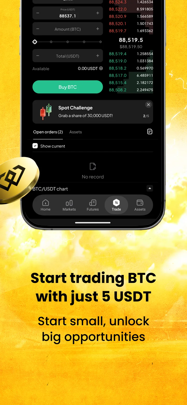 WEEX - Buy Bitcoin & Crypto 软件截图