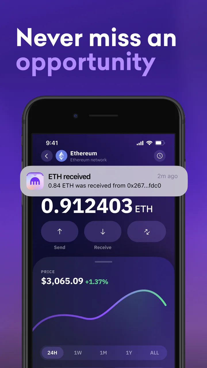 Kraken Wallet: Crypto & DeFi 软件截图