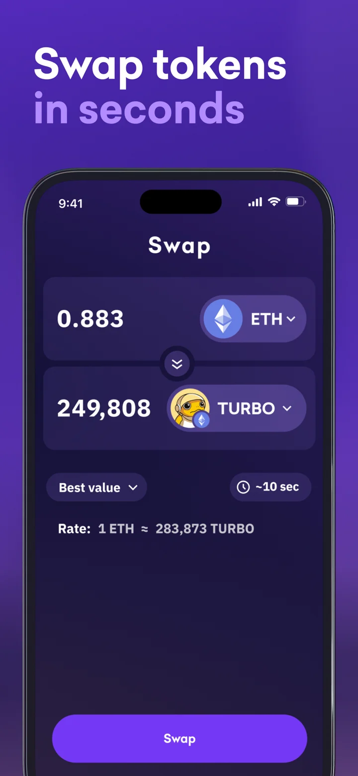 Kraken Wallet: Crypto & DeFi 软件截图