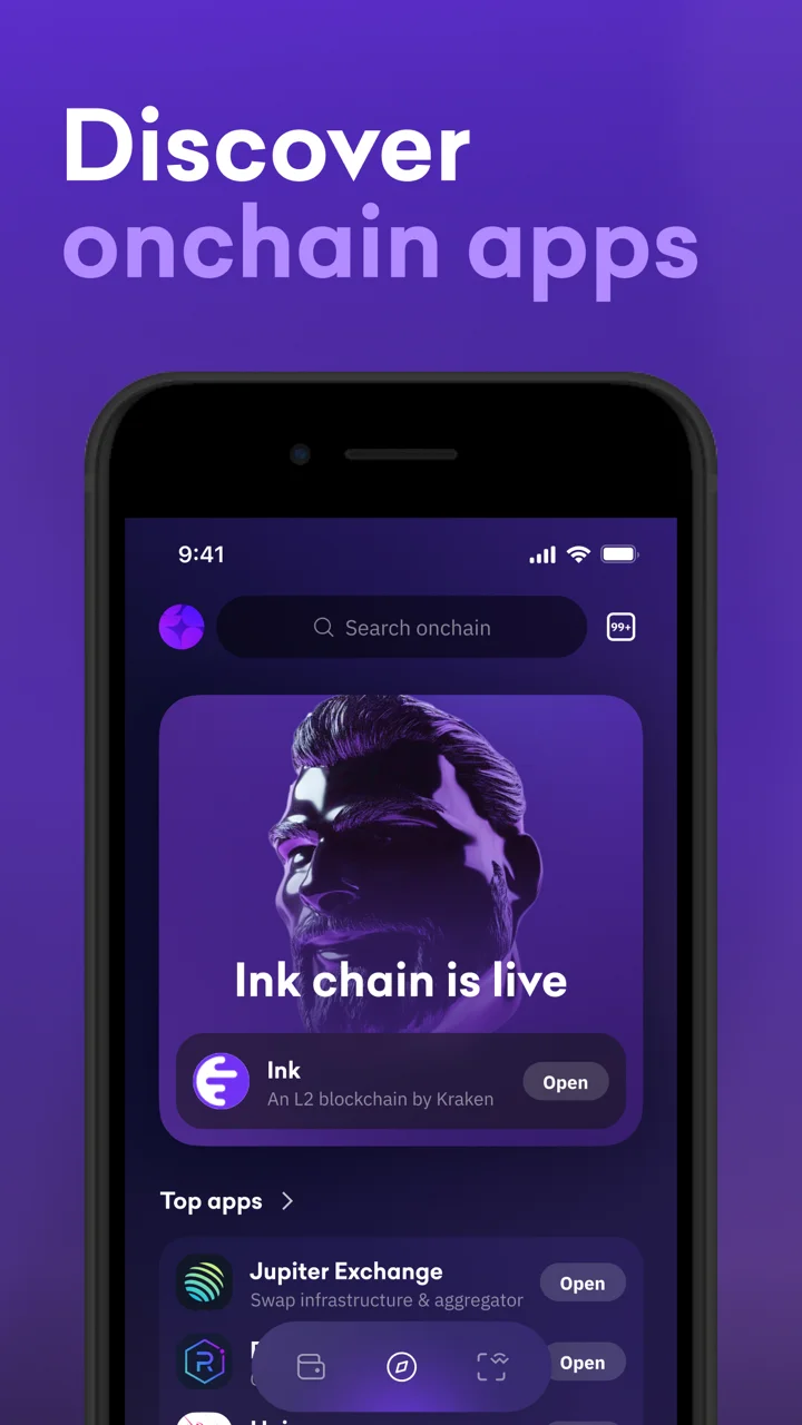 Kraken Wallet: Crypto & DeFi 软件截图