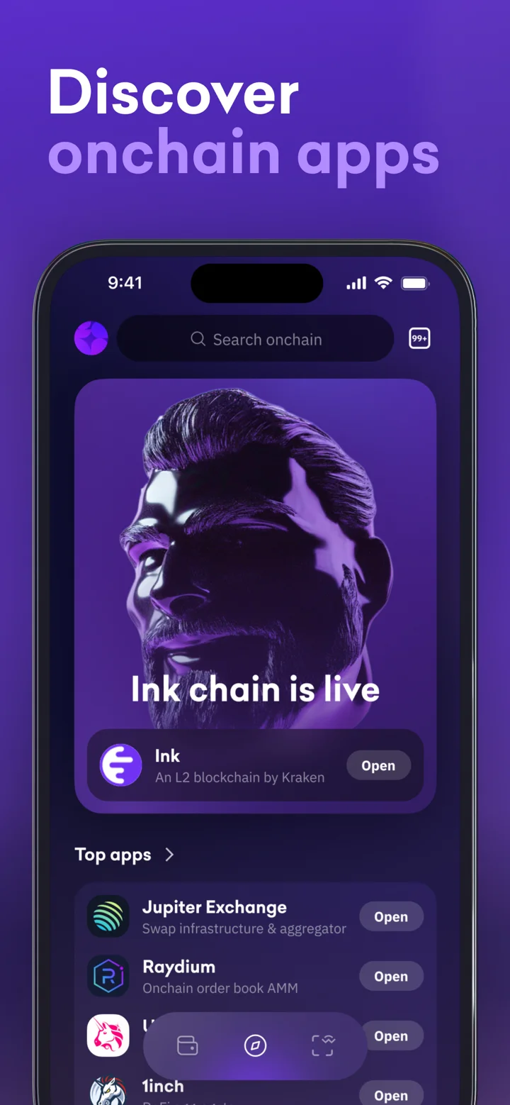 Kraken Wallet: Crypto & DeFi 软件截图