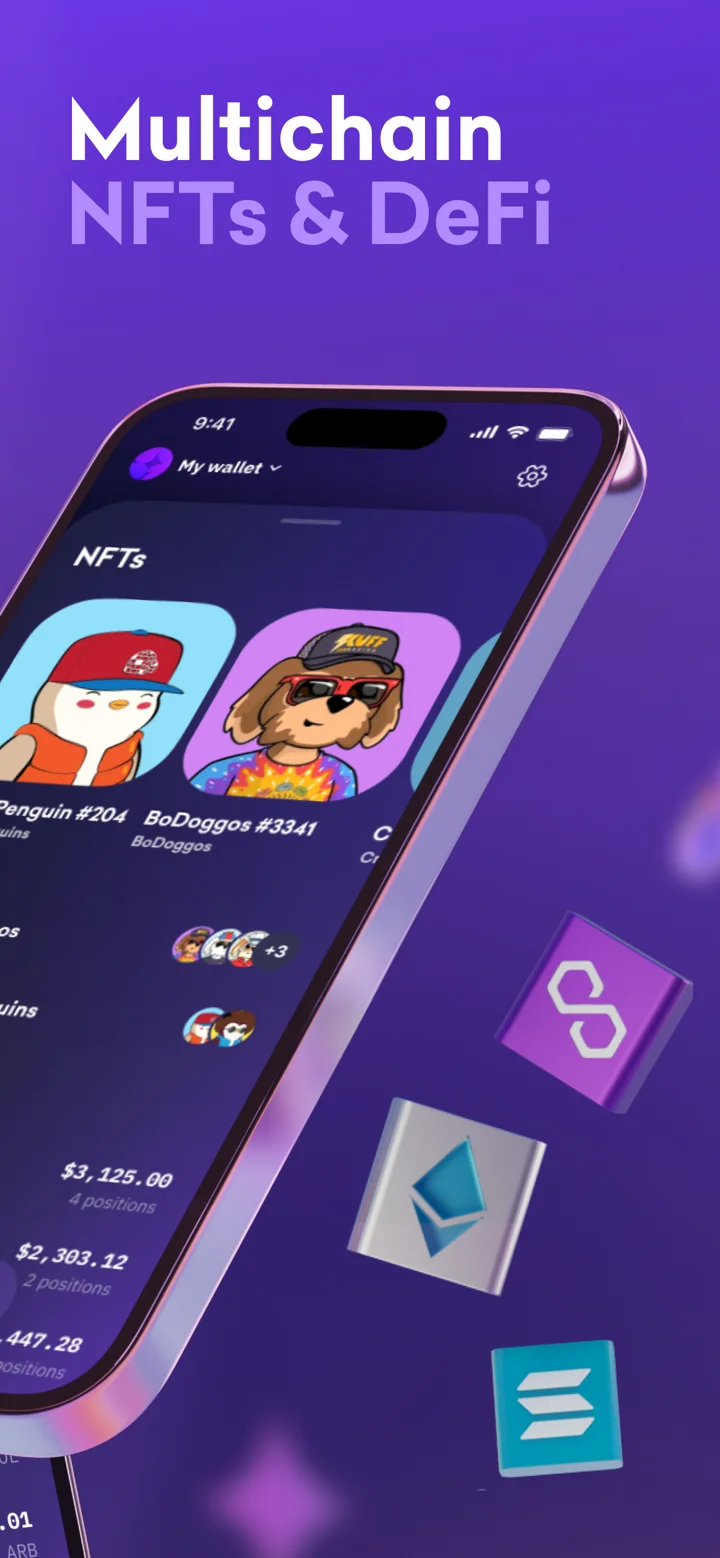 Kraken Wallet: Crypto & DeFi 软件截图