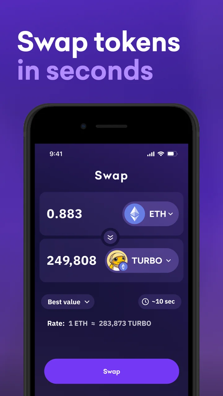 Kraken Wallet: Crypto & DeFi 软件截图