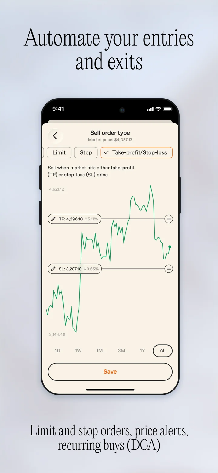 Neverless: Stocks & Crypto 软件截图