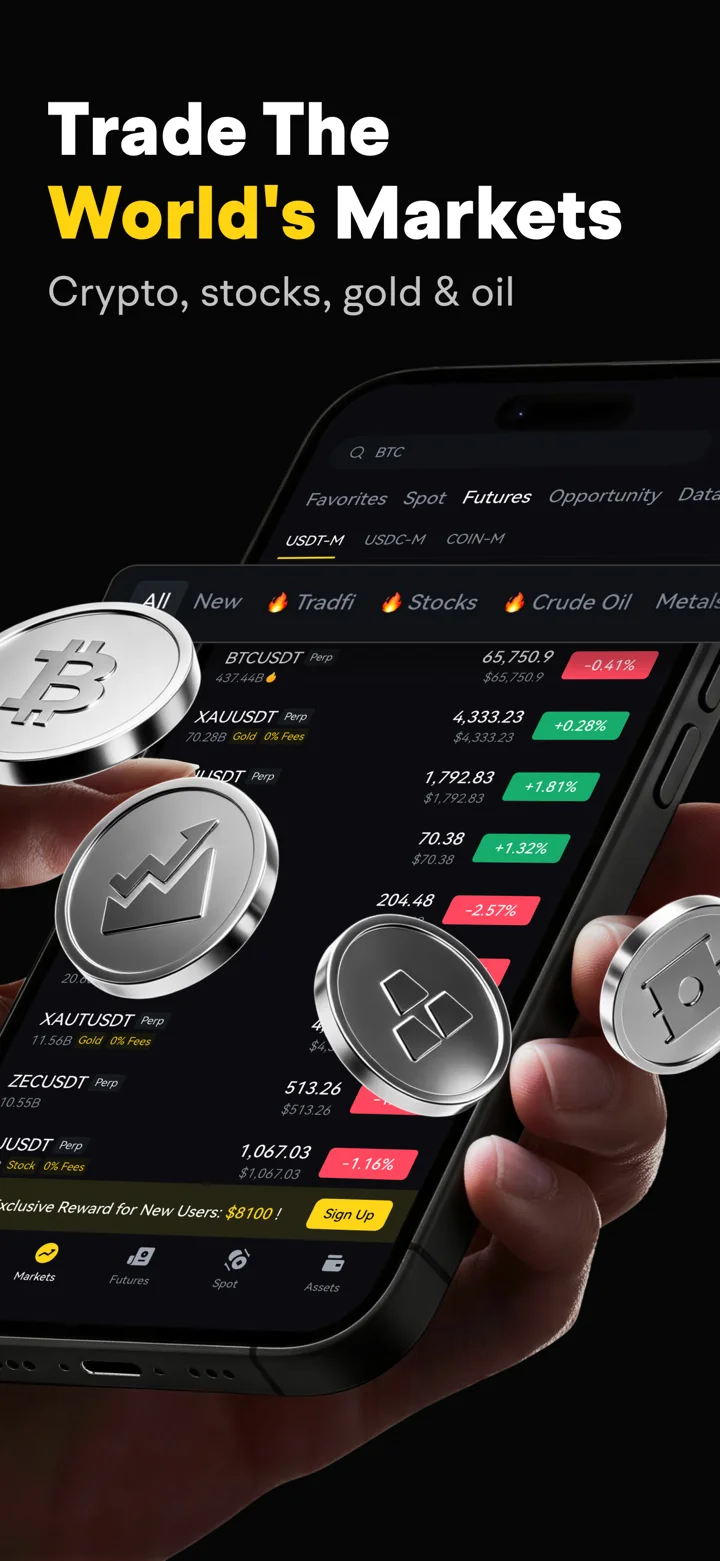 BYDFi: Buy BTC, XRP & SOL 软件截图