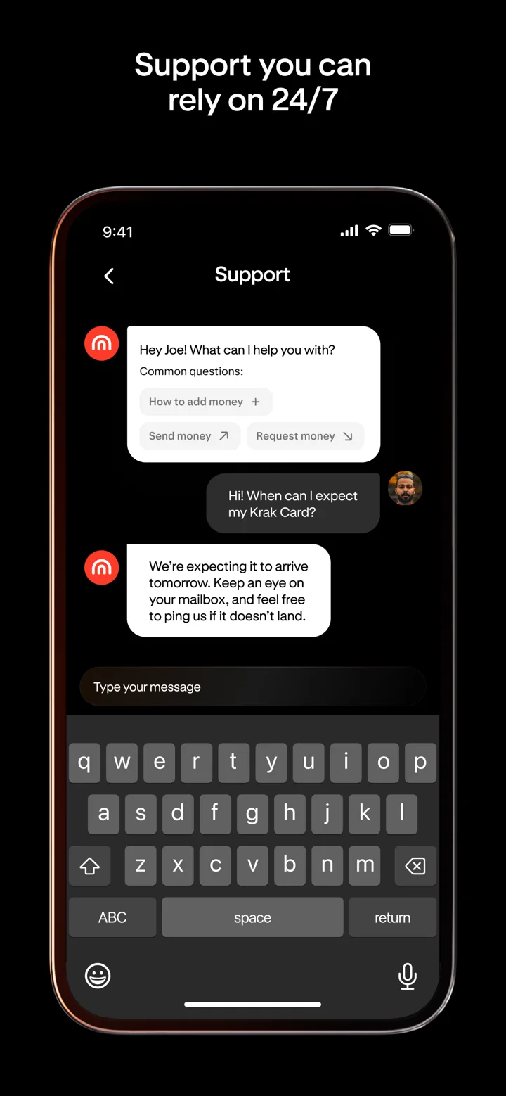 Krak: Send & Receive Money 软件截图