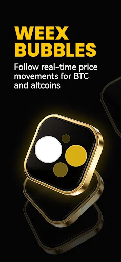 WEEX Bubbles: Track BTC Price 软件截图