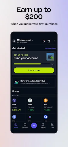 Figure Markets: Crypto & Yield 软件截图