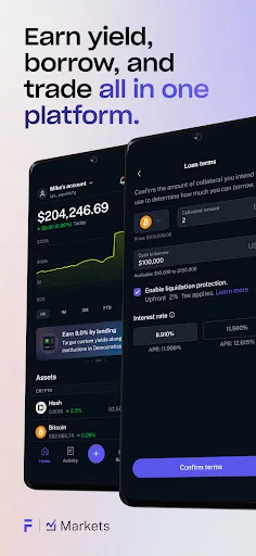 Figure Markets: Crypto & Yield 软件截图