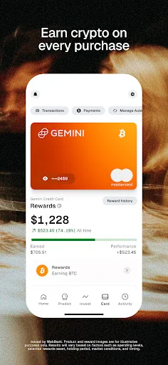 Gemini Markets & Credit Card 软件截图