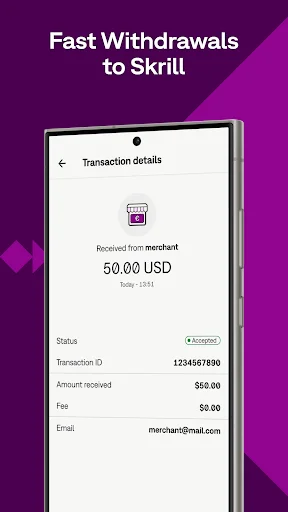 Skrill - Fast, secure payments 软件截图