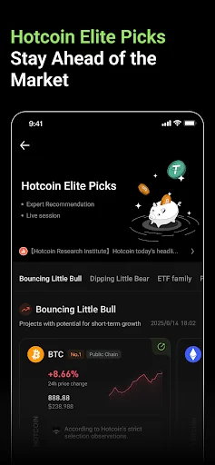 Hotcoin: Buy BTC, ETH & Crypto 软件截图