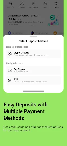 Hotcoin: Buy BTC, ETH & Crypto 软件截图