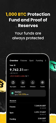 WEEX - Buy Bitcoin & Crypto 软件截图