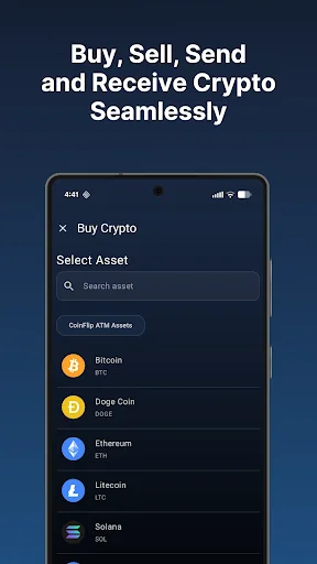 CoinFlip Crypto Wallet 软件截图