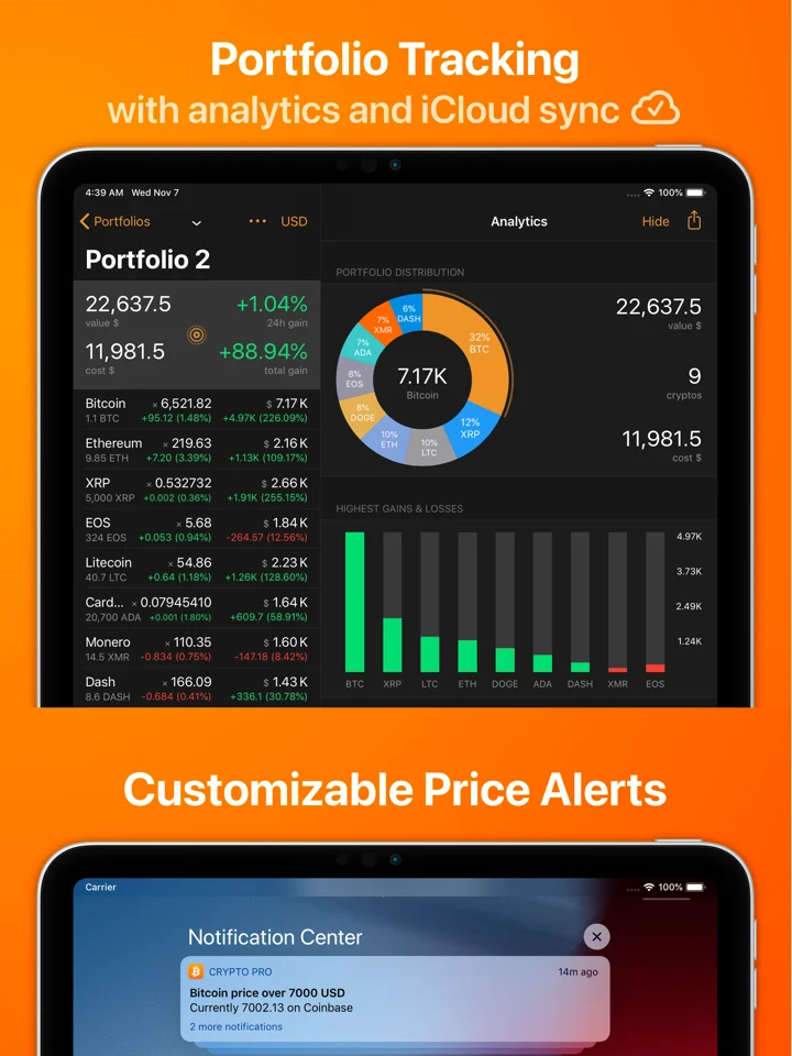 Crypto Pro - Live Coin Tracker 软件截图