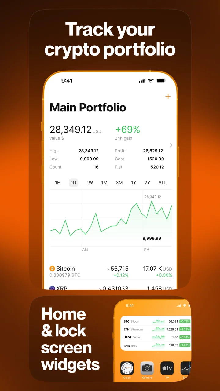 Crypto Pro - Live Coin Tracker 软件截图