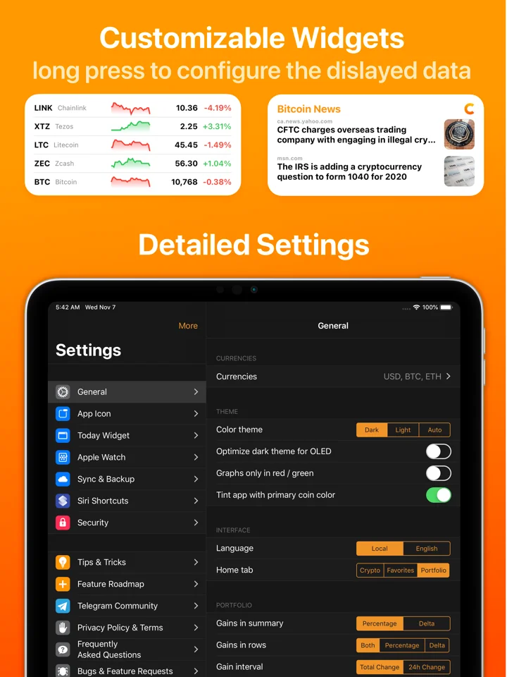 Crypto Pro - Live Coin Tracker 软件截图