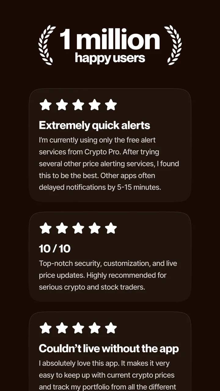 Crypto Pro - Live Coin Tracker 软件截图