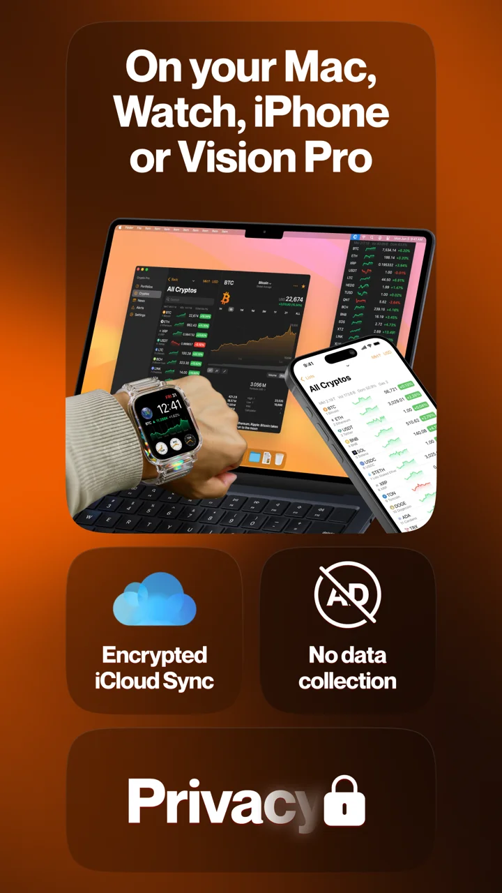 Crypto Pro - Live Coin Tracker 软件截图