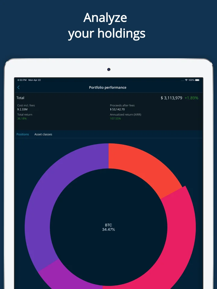 HODL Real-Time Crypto Tracker 软件截图