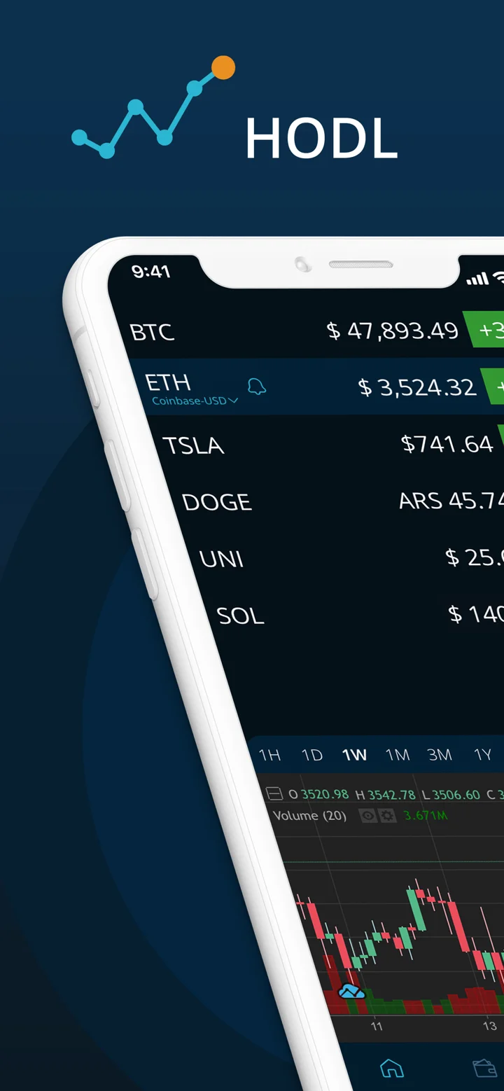 HODL Real-Time Crypto Tracker 软件截图