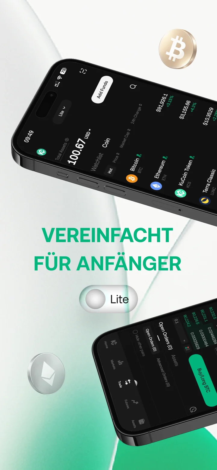KuCoin: Bitcoin, Krypto kaufen 软件截图