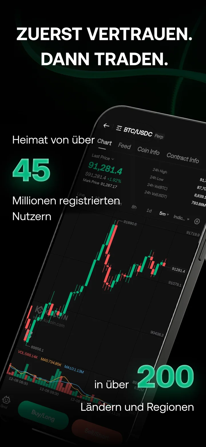 KuCoin: Bitcoin, Krypto kaufen 软件截图
