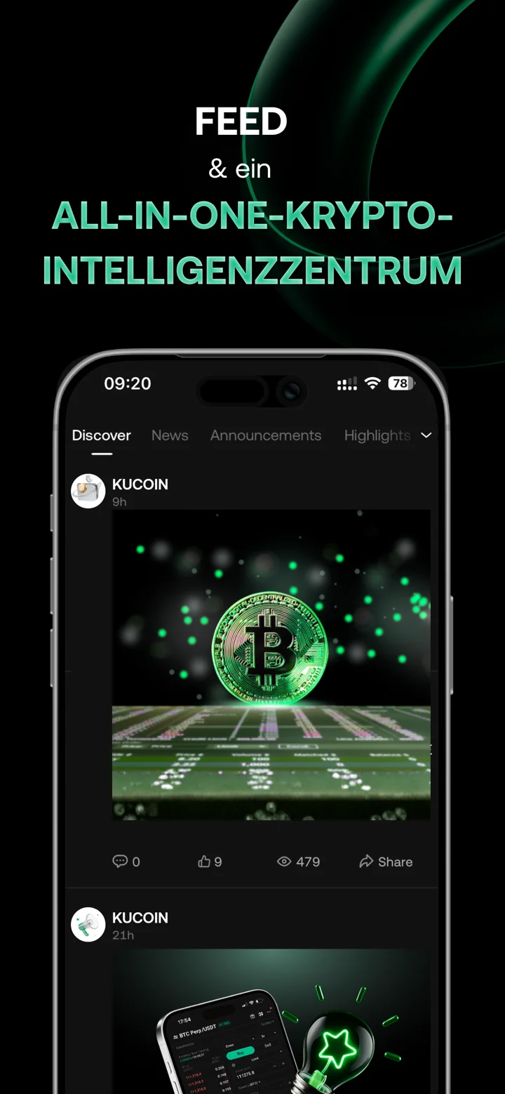KuCoin: Bitcoin, Krypto kaufen 软件截图
