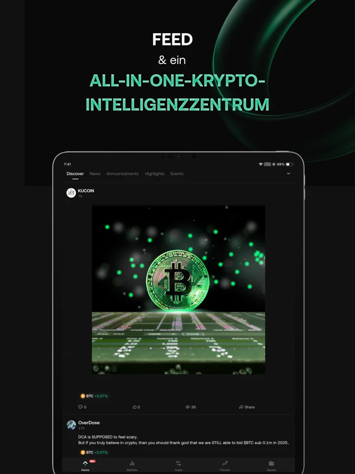 KuCoin: Bitcoin, Krypto kaufen 软件截图