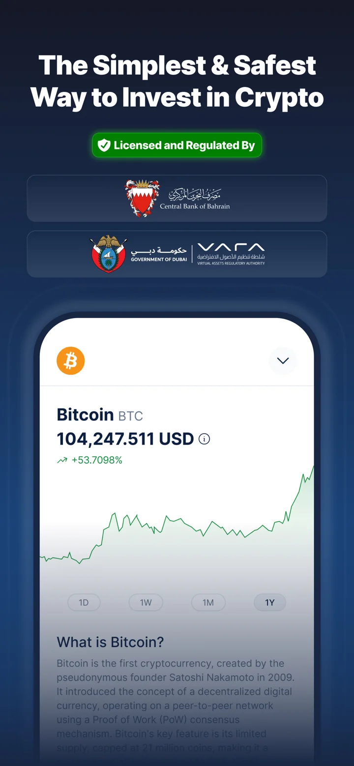 CoinMENA: Buy Bitcoin Now 软件截图